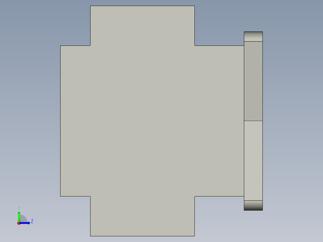 V02C负荷开关左视图
