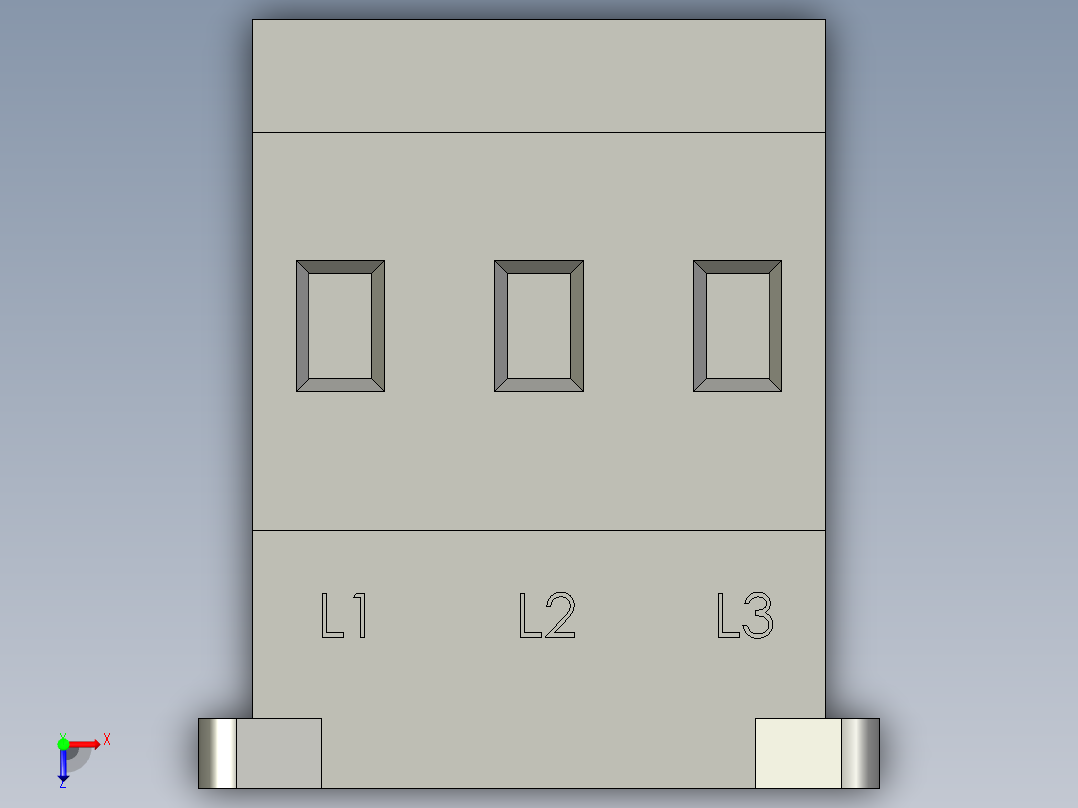 V02C负荷开关俯视图