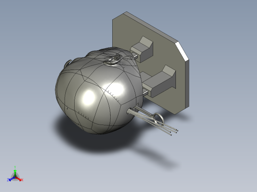 仿生头部模型的 3D 结构件
