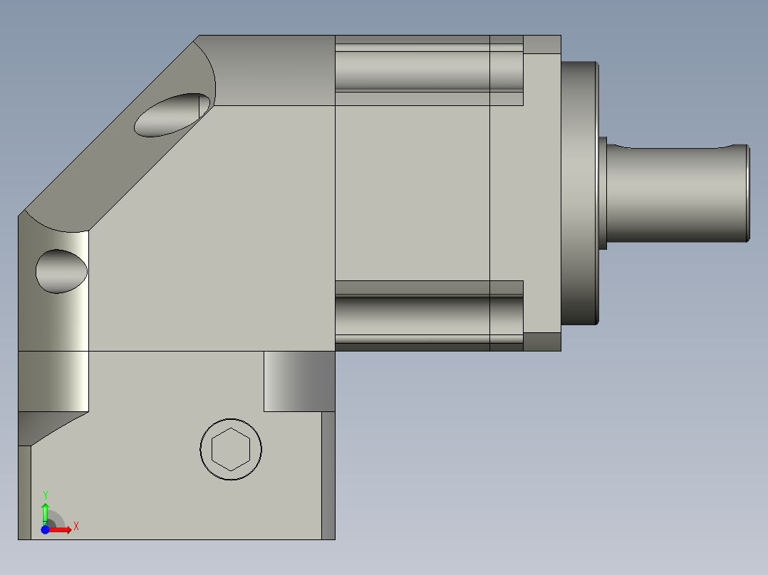 VBR42单级模型8-2530-34-34-45前视图