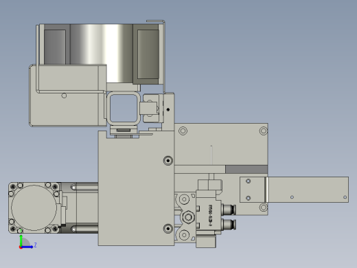 取料模组组件左视缩略图