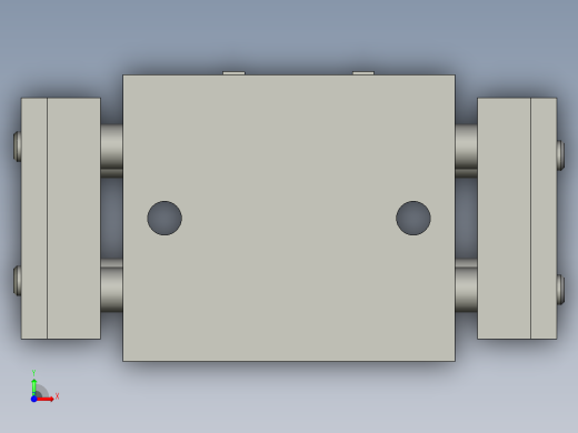 MHL2-25D-M9PZ平行气爪前视缩略图