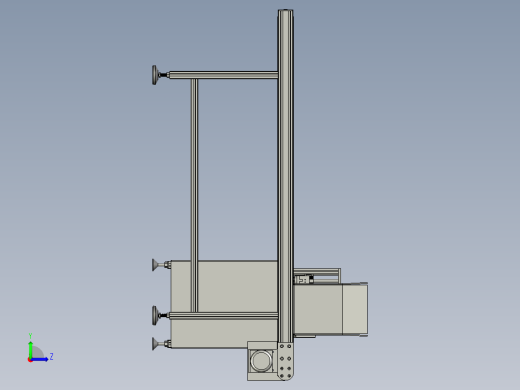 基于MES系统的自动扫码装置左视缩略图