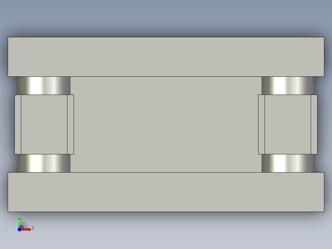 MHT2-40DZ-M9N(0_0)指型气爪前视图