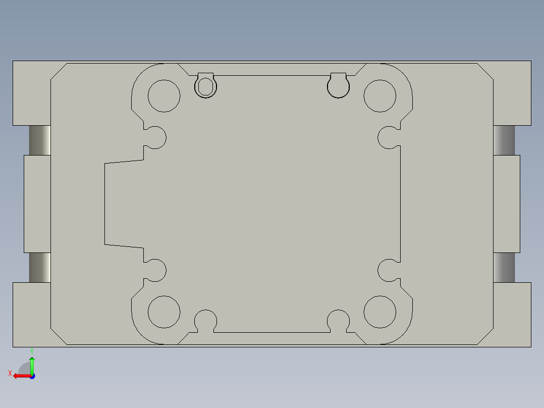 MHT2-40DZ-M9N(0_0)指型气爪后视图