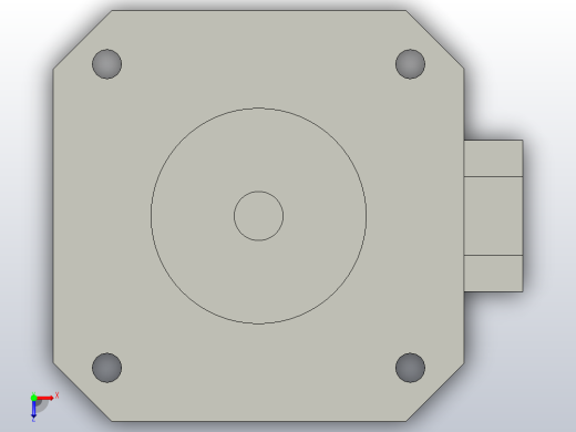 步进电机Nema17俯视缩略图