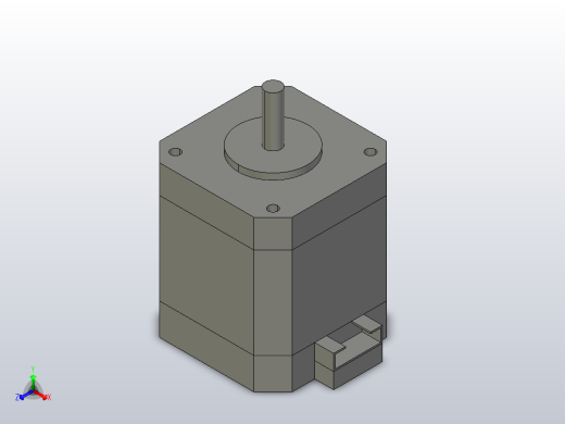 步进电机Nema17正等轴测缩略图
