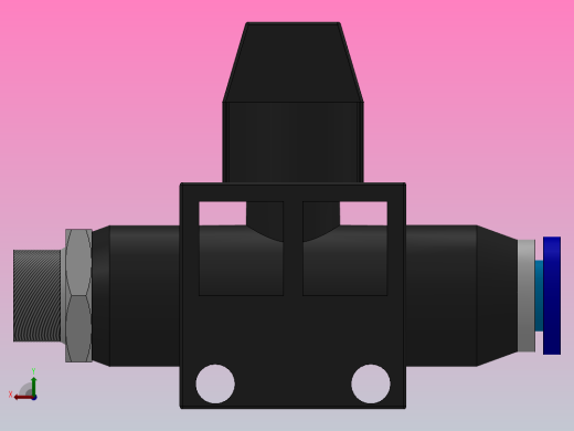 HVFS-G 由插管流向螺纹端型-G螺纹[HVFS06-G01(B)]左视缩略图