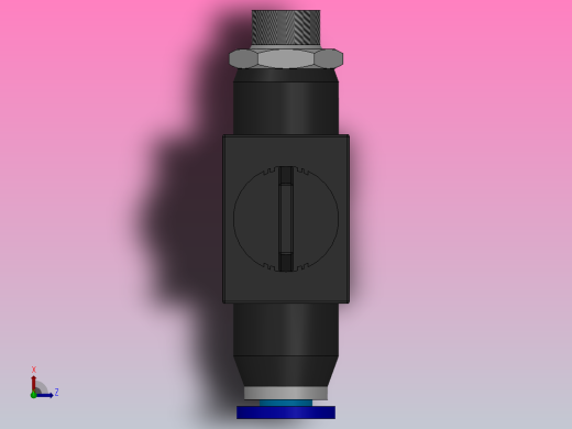 HVFS-G 由插管流向螺纹端型-G螺纹[HVFS06-G01(B)]俯视缩略图