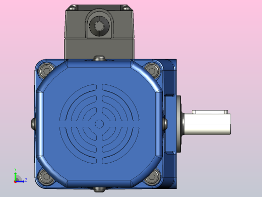 YB电磁制动电机120yb02-180左视缩略图
