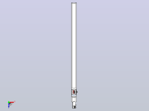 滚珠丝杠直线轴带导轨全封闭TPA-HCR-65S-1610C-L1050-M-C-P10-N3俯视缩略图