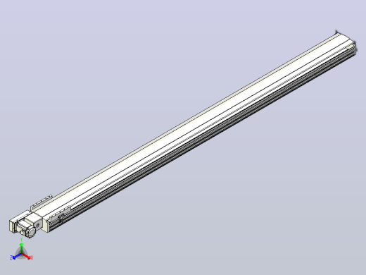 皮带直线轴半封闭可选导轨TPA-HNB-202D-140-L2750-ML-Y-P75-N3