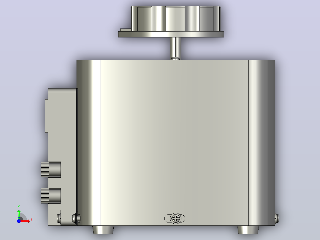 TDGC2-0.5接触调压器三维模型202011前视图
