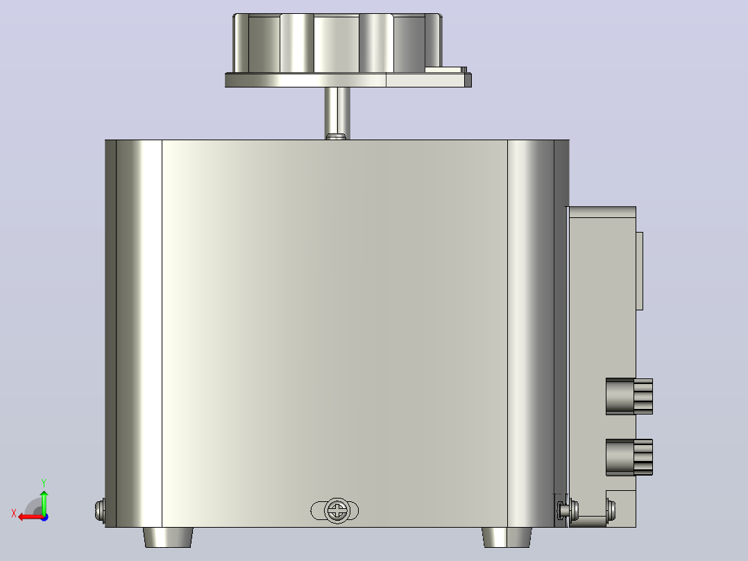 TDGC2-0.5接触调压器三维模型202011后视图