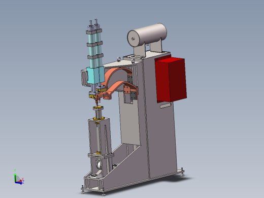 单面双点焊接机sw2016可编辑