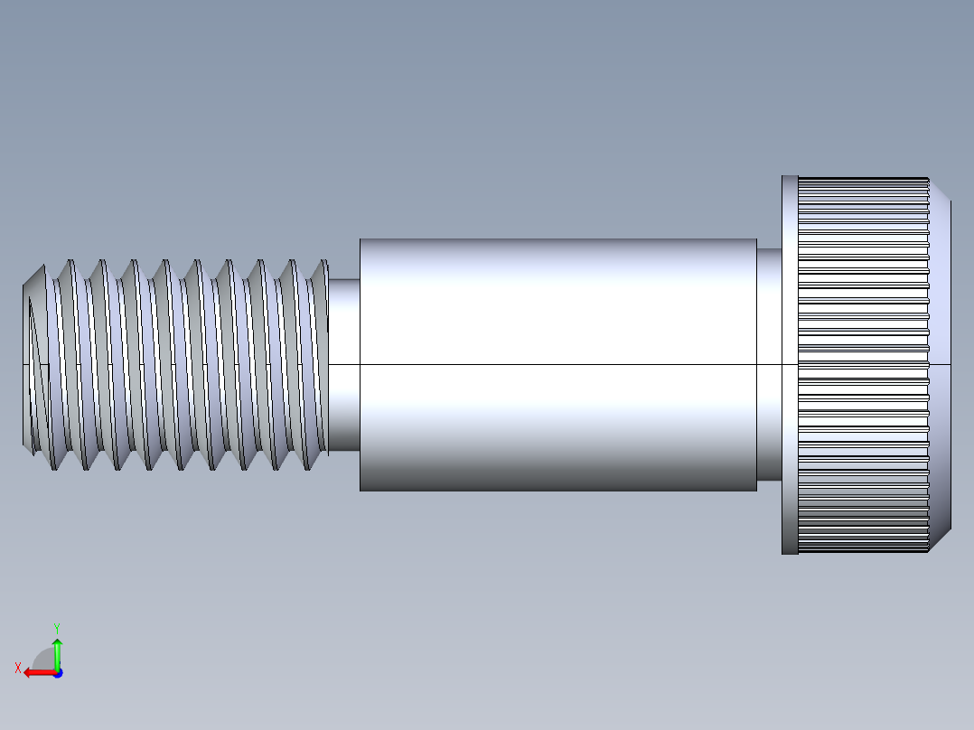 公制SH螺栓选择（DME）-SB DME PM10 x20.STEP后视图