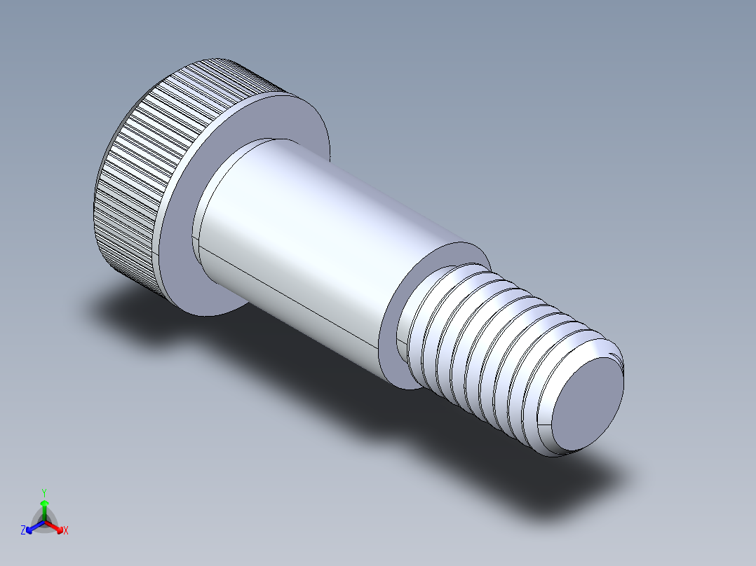 公制SH螺栓选择（DME）-SB DME PM10 x20.STEP正等轴测图