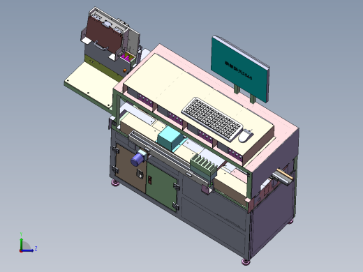 镍氢锂电池电压及内阻检测分选验电机左视缩略图
