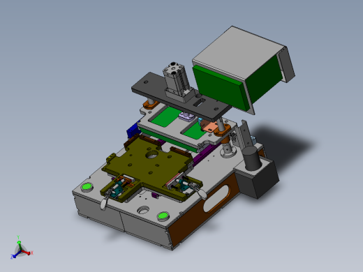 触摸屏组装夹具