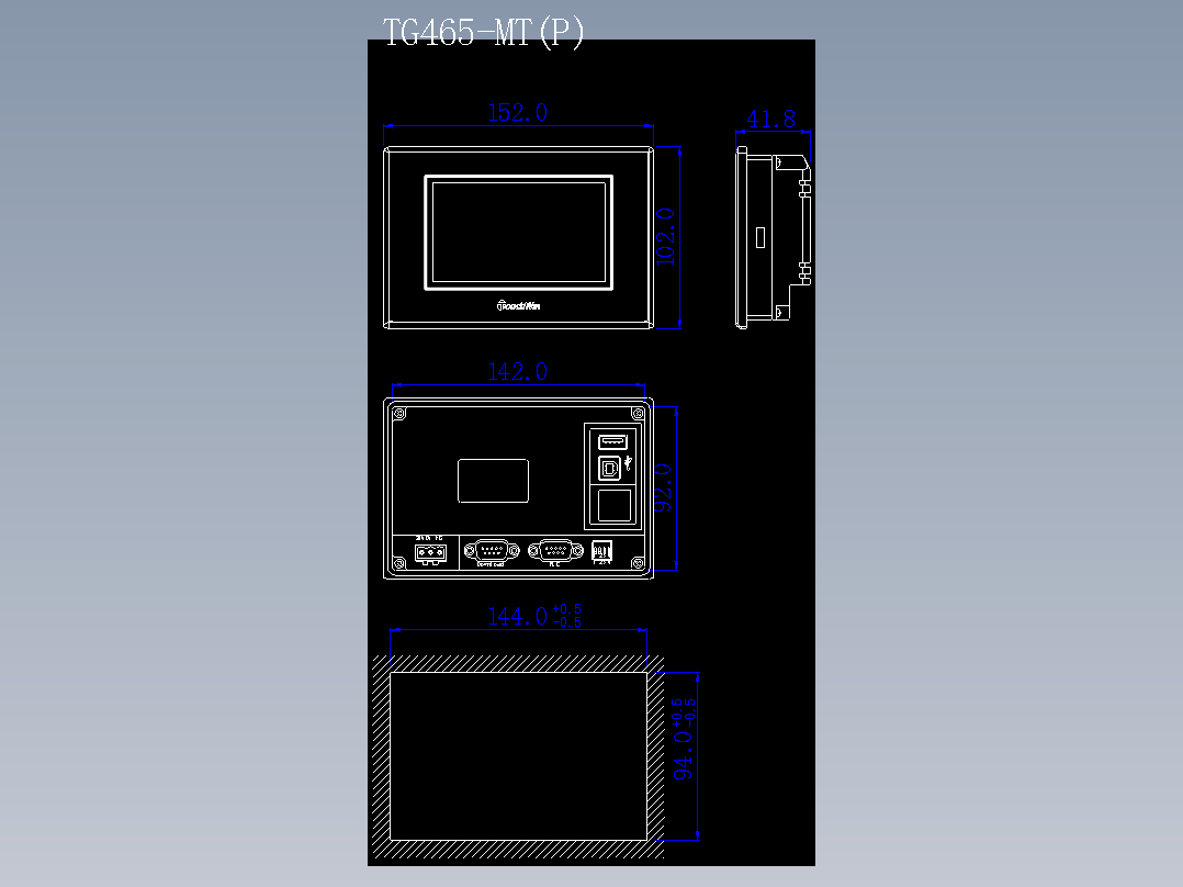 人机界面TG465-MT(P)
