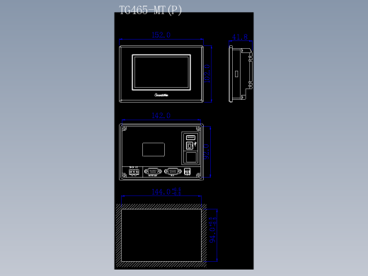 人机界面TG465-MT(P)