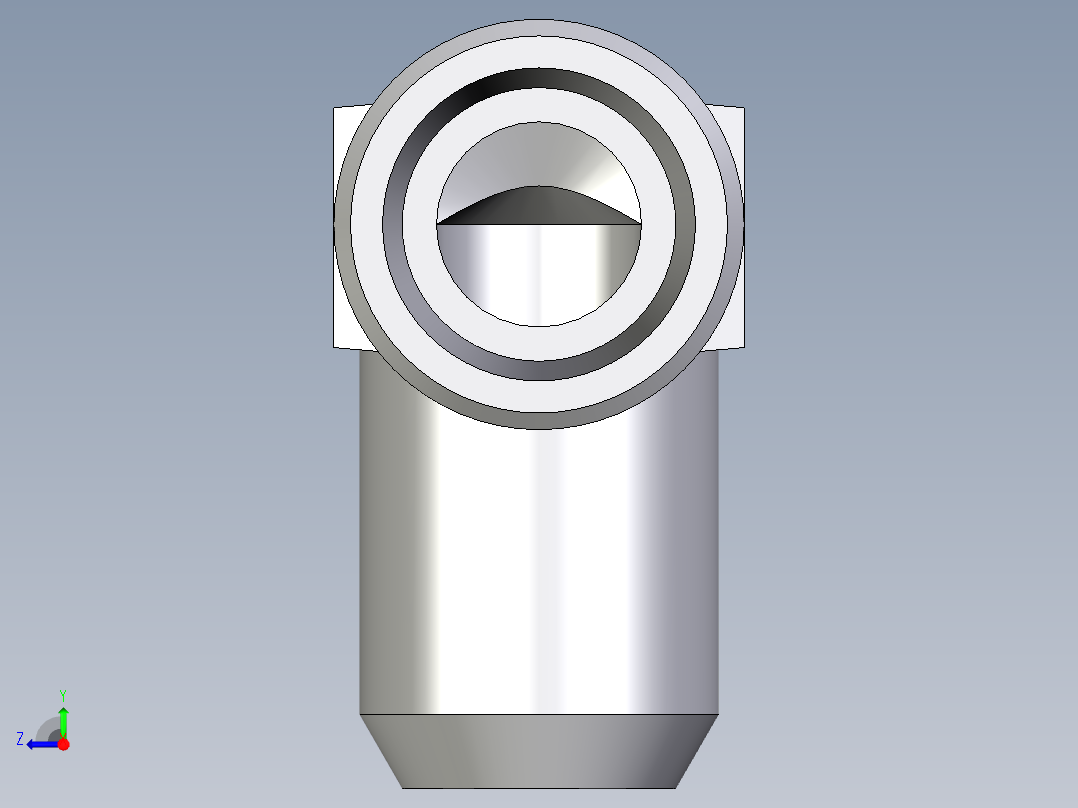 卡套式工业通用硬管接头EO_Weld_elbown_WAS16SX右视图