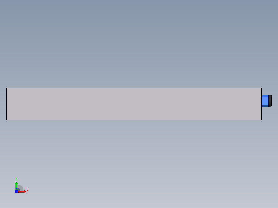轻灰预混器设计-三维前视图