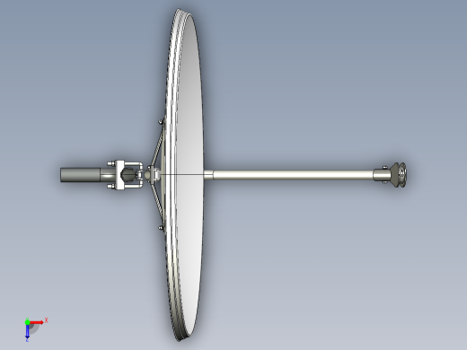 FPV卫星天线或碟形天线俯视缩略图