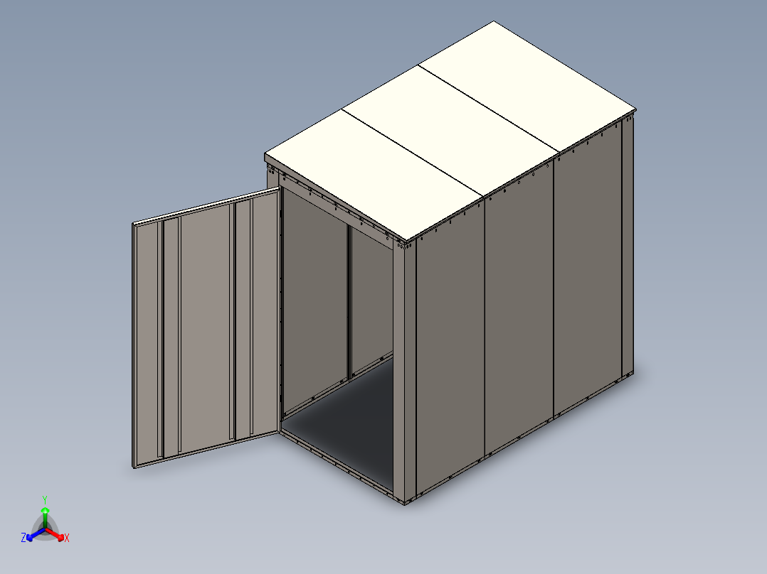 金属棚、金属房
