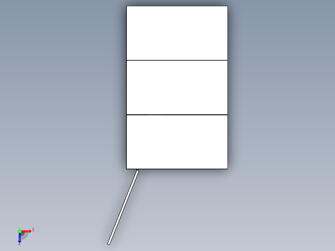 金属棚、金属房俯视图