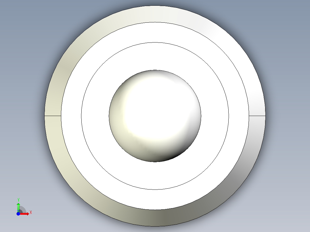 側向式定位柱(鋼材梢B)2215-3D多系列多零件图纸模型前视图