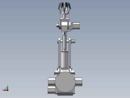 四爪水果采摘机sw三维+CAD后视缩略图