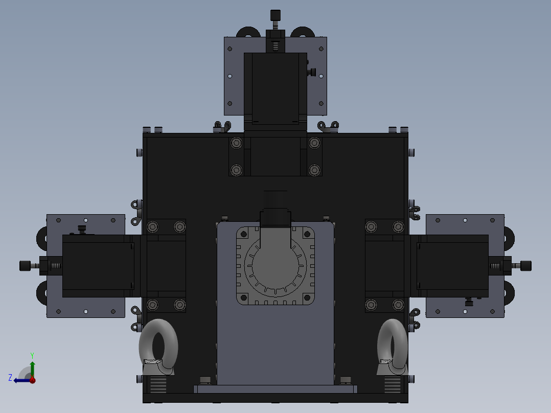 传感器测试台右视图