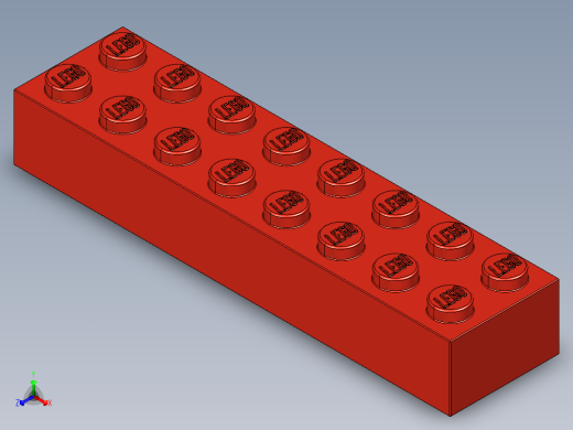 乐高套装 4421基本积木-300721 Bright Red Brick 2 x 8.STEP