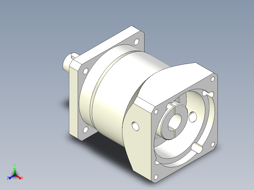直齿PLF120-L1-LC 24-110-145-M8.stp主视图