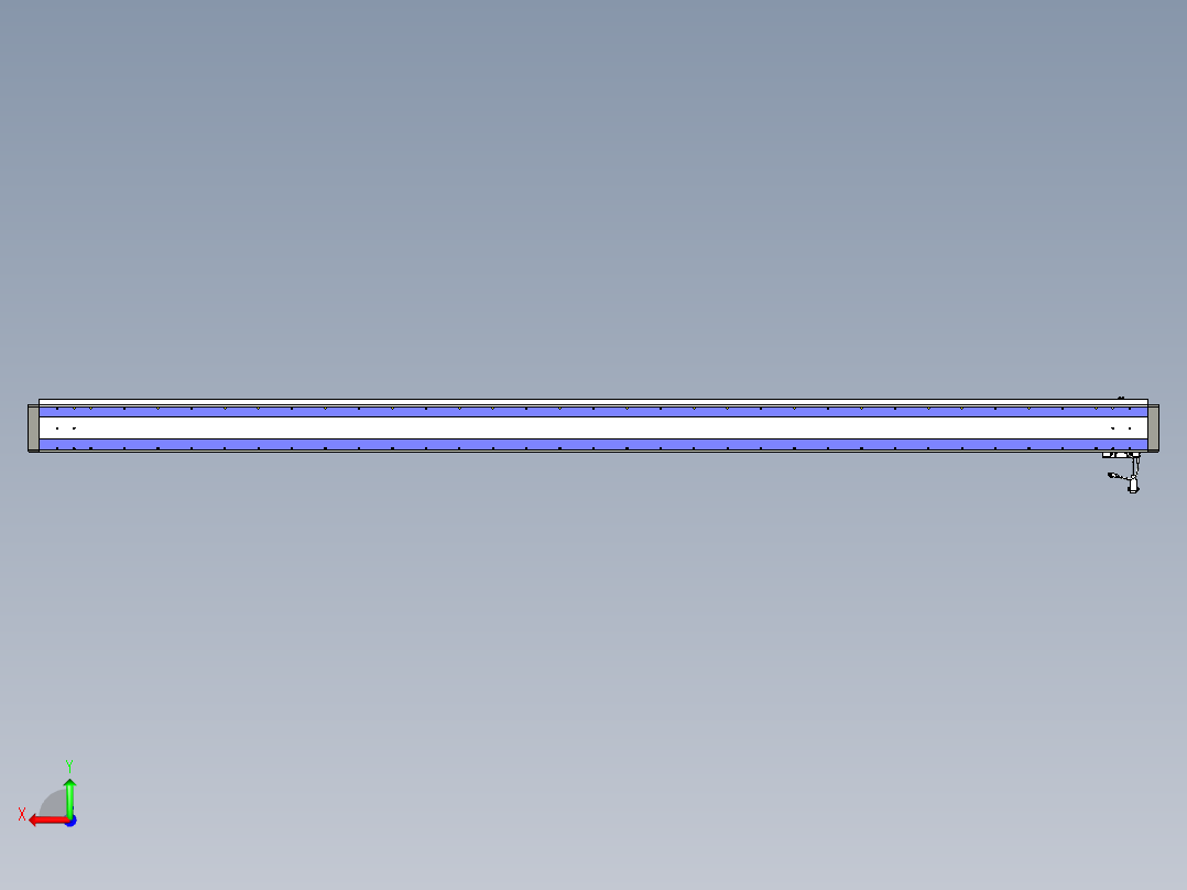 威洛博VL系列直线电机模组-VL14S1-S3150后视图