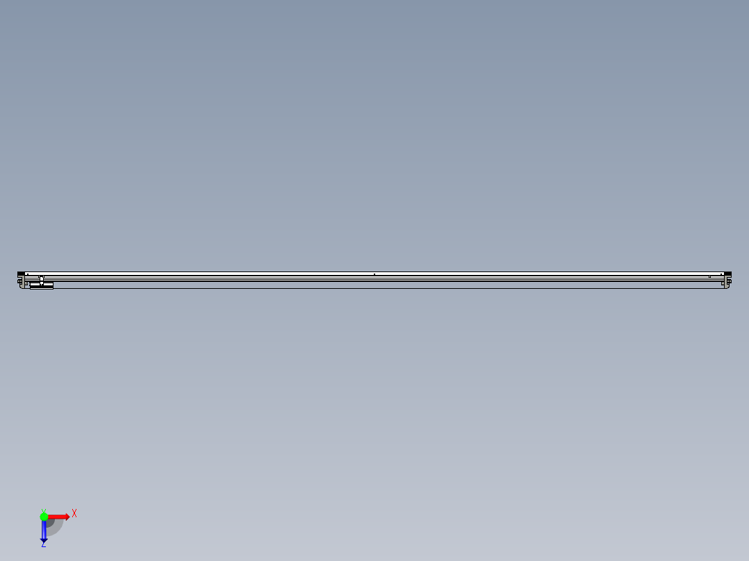 威洛博VL系列直线电机模组-VL14S1-S3150俯视图