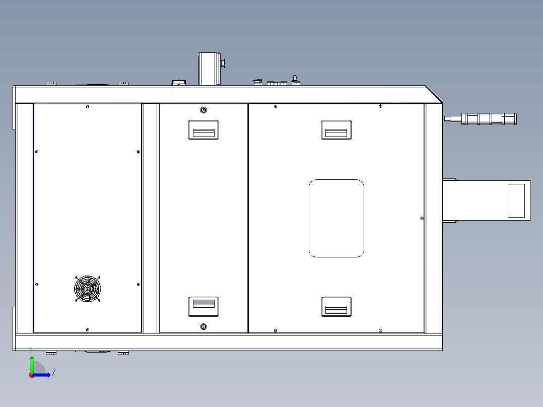 71 检测设备左视图