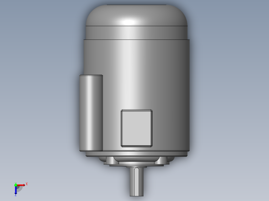 异步电机DJ_YS系列(IP44)_IMB34型_YS-90L-4俯视图