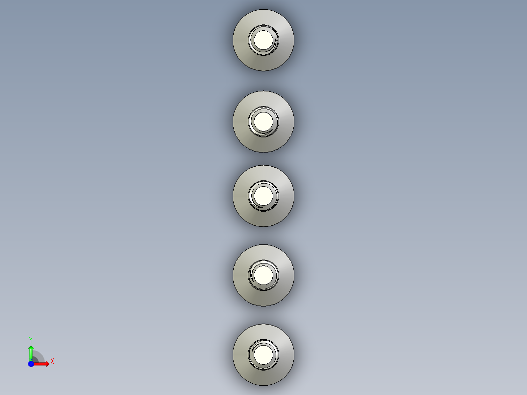 内六角螺栓-M4 Set_CSK Allen Bolt前视图