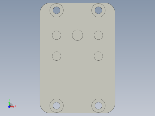 大恒相机镜头Daheng_ME2P-G-P_TripodAdapter_Drawing多系列图纸前视缩略图