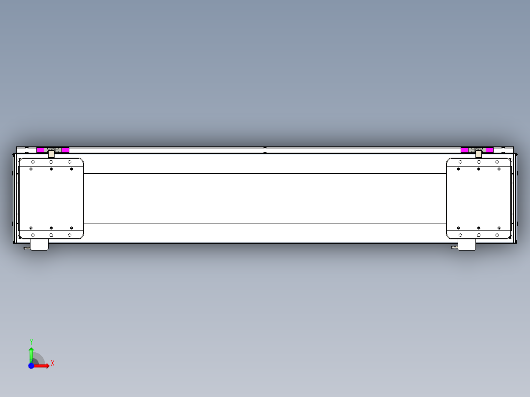 威洛博LC系列3d模型模组2LC22H1Y-S850前视图