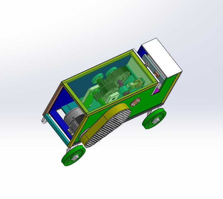 Q105-卧式钢筋切断机的设计 【三维SolidWorks】