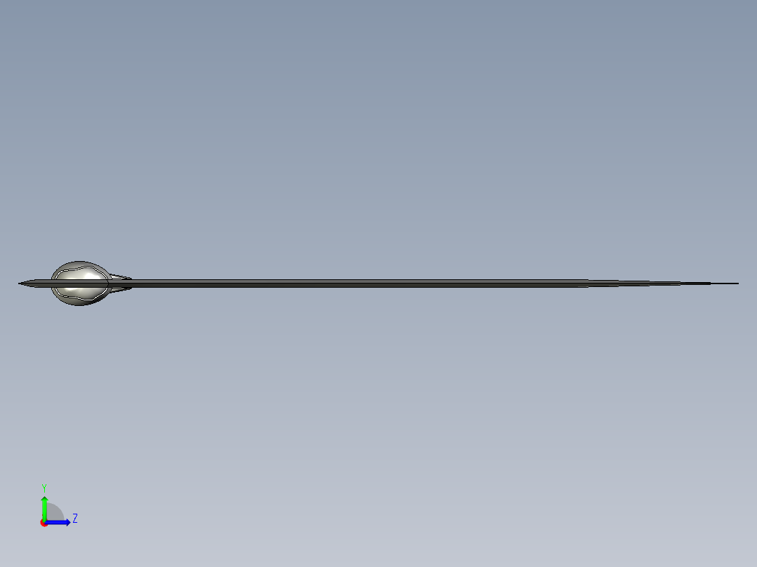 剑、宝剑(100)左视图