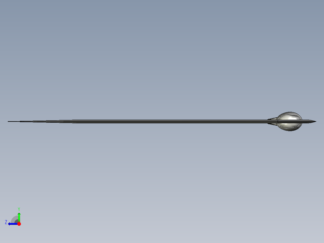 剑、宝剑(100)右视图