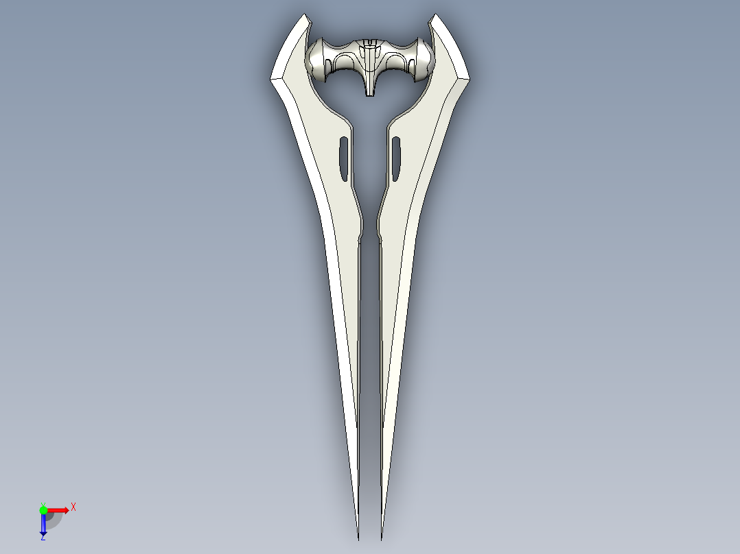 剑、宝剑(100)俯视图