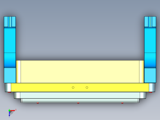 N500-COVER-笔记本CNC工装夹具三维模型CNC2俯视缩略图