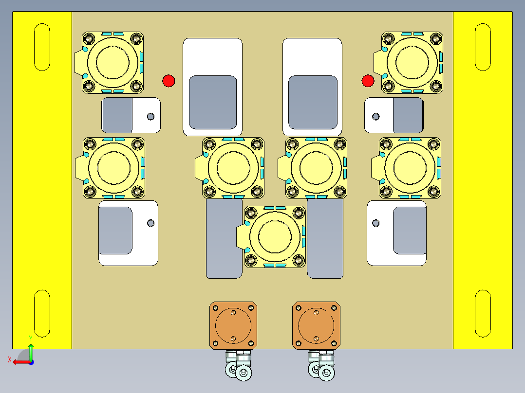 HC14-C笔记本CNC工装夹具三维模型-MS-CNC1后视图