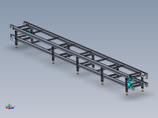 长7000-宽600-高700双层倍速链