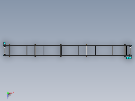 长7000-宽600-高700双层倍速链俯视缩略图